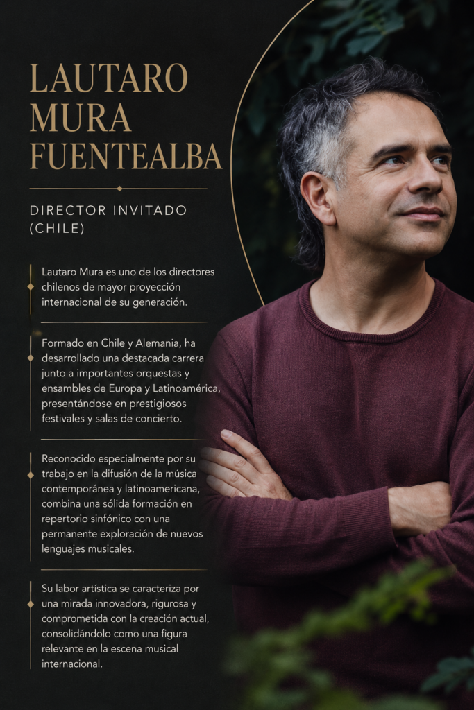 Biografia Lautaro Mura Fuentealba - Director invitado (Chile)